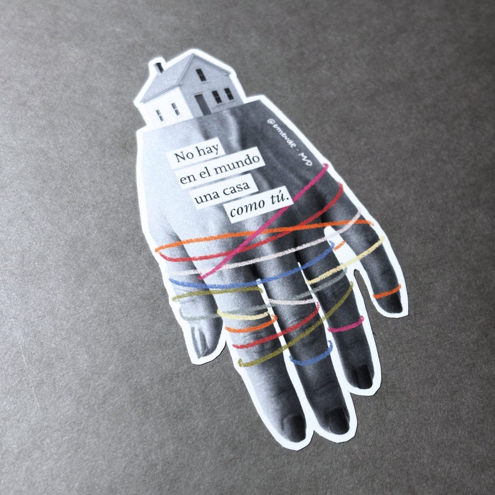 Pegatina — No hay en el mundo una casa como tú