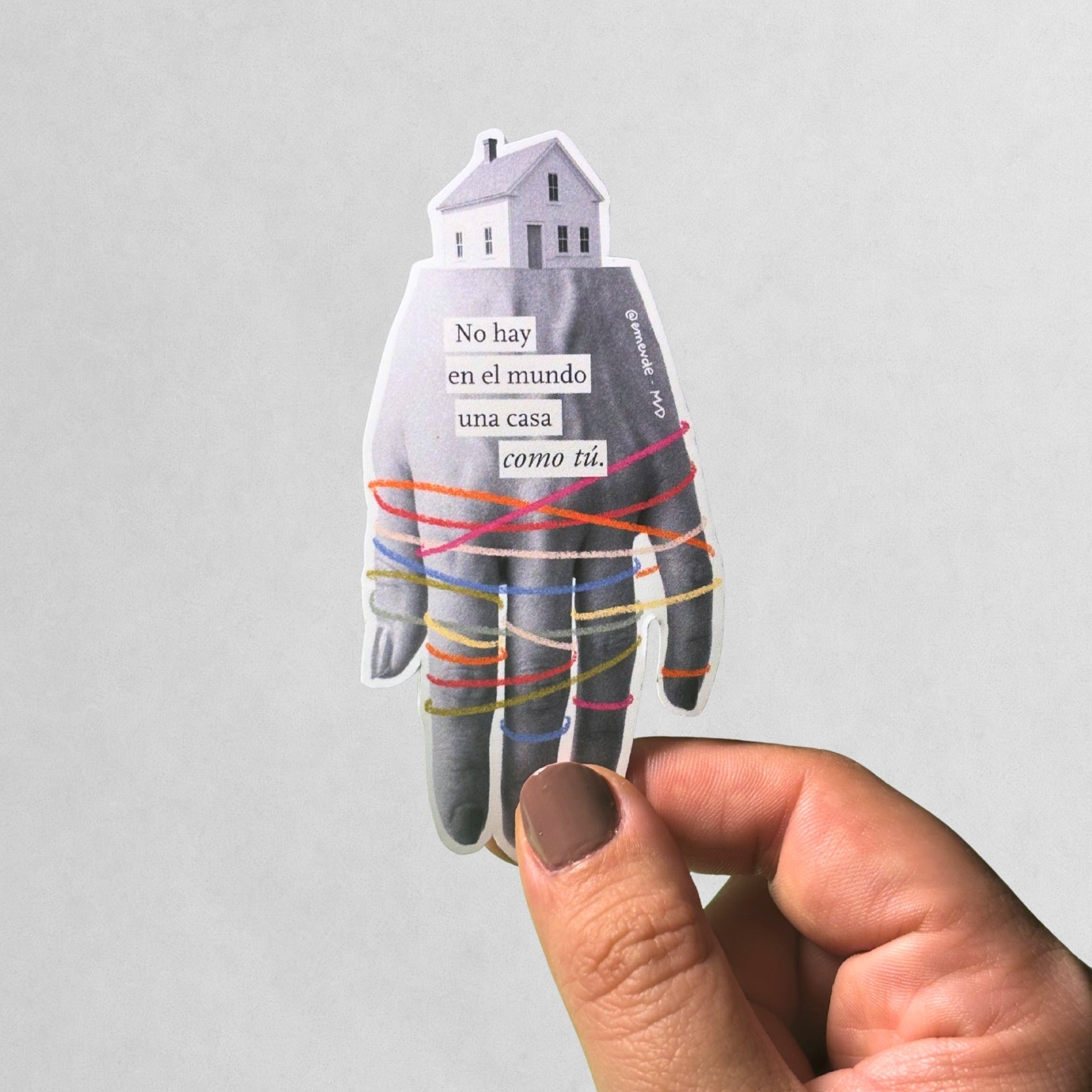 Pegatina — No hay en el mundo una casa como tú