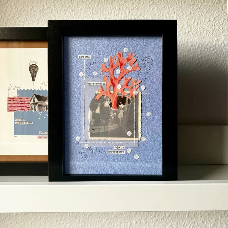 Dejar de preocuparse — Collage analógico