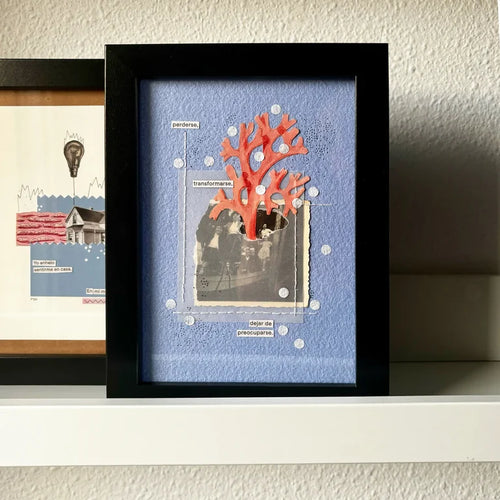 Dejar de preocuparse — Collage analógico